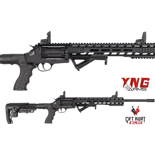 YNG ARMS TAKTİKAL 36 KALİBRE REVOLVER TOPLU TÜFEK